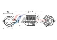 ventilador de estufa OL8624 Ava Quality Cooling