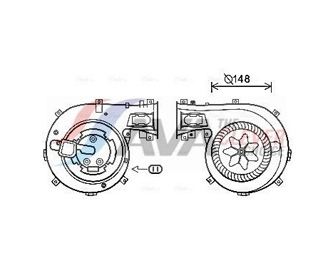 ventilador de estufa OL8630 Ava Quality Cooling