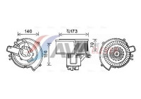 ventilador de estufa OL8636 Ava Quality Cooling
