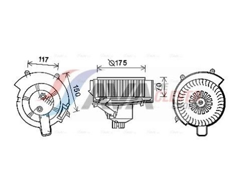 ventilador de estufa OL8646 Ava Quality Cooling