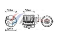 ventilador de estufa PE8369 Ava Quality Cooling