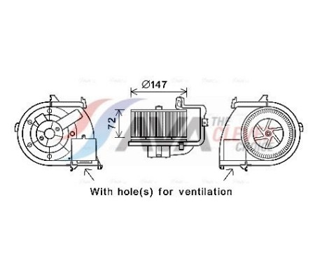 ventilador de estufa RT8593 Ava Quality Cooling