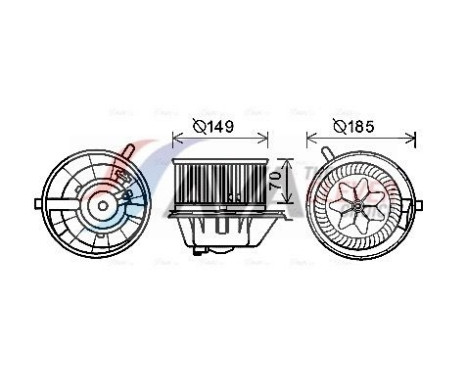 ventilador de estufa VN8337 Ava Quality Cooling