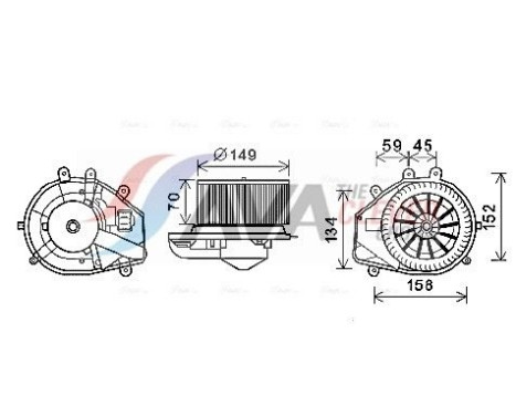 ventilador de estufa VN8352 Ava Quality Cooling