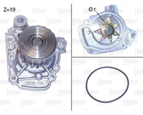 BOMBA DE AGUA HONDA CIVIC EP 506811 Valeo