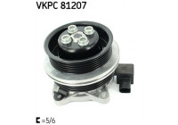 Bomba de agua, refrigeración del motor VKPC 81207 SKF