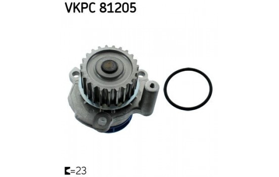 Bomba de agua VKPC 81205 SKF