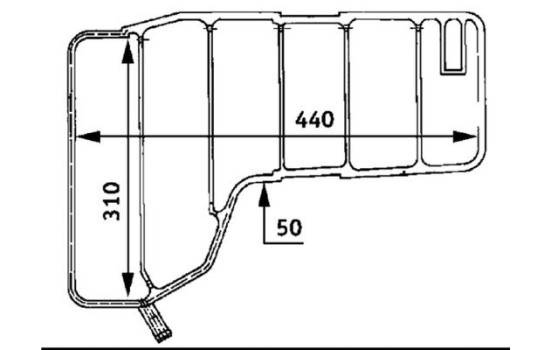 Tanque de expansión, refrigerante