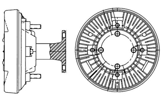 Embrague, ventilador del radiador