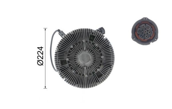 Embrague, ventilador del radiador, Imagen 12