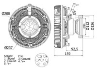 Embrague, ventilador del radiador