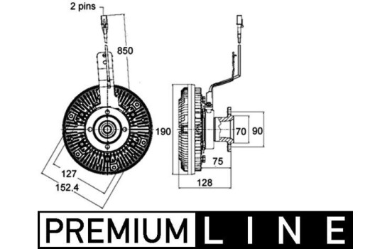 Embrague, ventilador del radiador