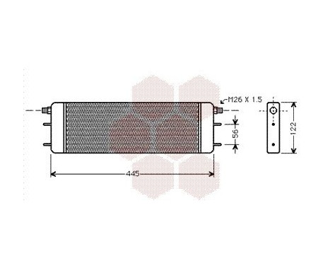 ENFRIADOR DE ACEITE 500E 30003139 International Radiators