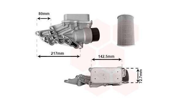 Enfriador de aceite, aceite de motor 30013688 International Radiators