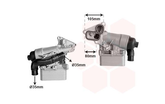 Enfriador de aceite, aceite de motor 43013710 International Radiators