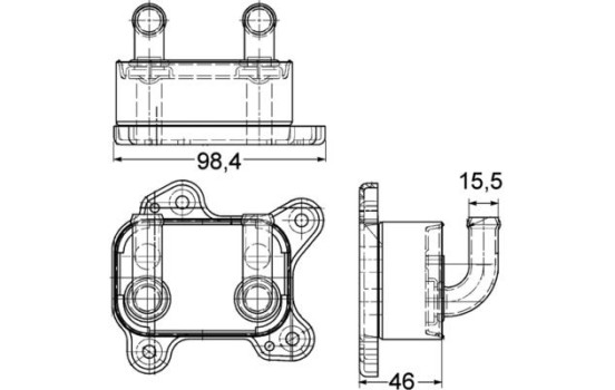 Enfriador de aceite, aceite de motor, Imagen 2