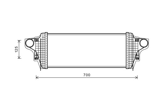 Intercooler 30004551 International Radiators, Imagen 2