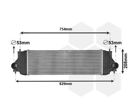 Intercooler 52004134 International Radiators