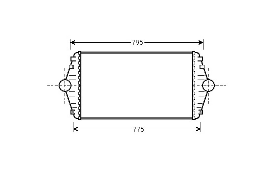 INTERCOOLER 806/EVASION/ULYSSE TD desde el '94 09004086 International Radiators, Imagen 2