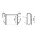INTERCOOLER A4 III 2.0 i Mod. Derecho. 03004345 International Radiators, Miniatura 2