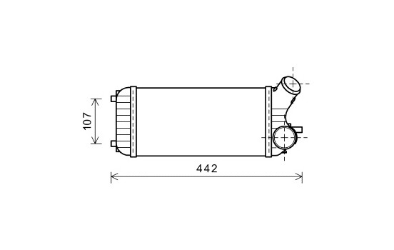 INTERCOOLER C-Max 1.6 TDCi 10/10- 18004472 International Radiators, Imagen 2