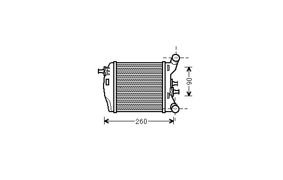 INTERCOOLER DERECHO ABARTH 500 1.4 TURBO desde '08 17004376 International Radiators