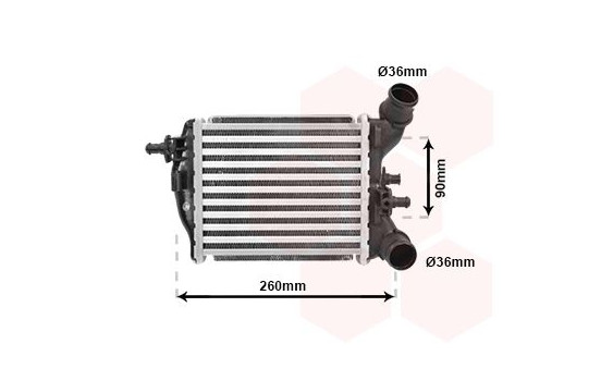INTERCOOLER DERECHO ABARTH 500 1.4 TURBO desde '08 17004376 International Radiators, Imagen 2