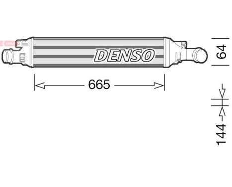 Intercooler DIT02036 Denso