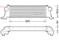 Intercooler DIT12004 Denso