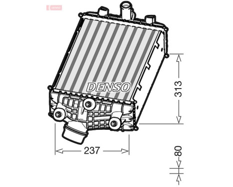 Intercooler DIT28001 Denso