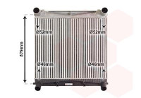 Intercooler, enfriador de aire de carga 02014705 International Radiators
