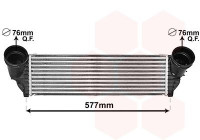 Intercooler, enfriador de aire de carga 06004543 International Radiators