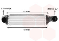 Intercooler, enfriador de aire de carga 06004581 International Radiators