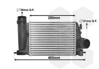Intercooler, enfriador de aire de carga 13014701 International Radiators