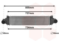 Intercooler, enfriador de aire de carga 18014705 International Radiators
