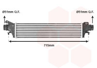 Intercooler, enfriador de aire de carga 37014705 International Radiators