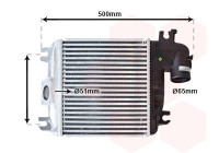 Intercooler, enfriador de aire de carga 53014705 International Radiators