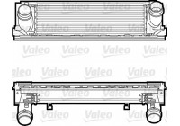 Intercooler, enfriador de aire de carga 818263 Valeo