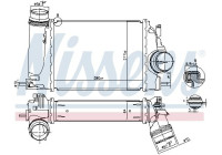 Intercooler, enfriador de aire de carga 961266 Nissens