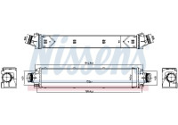 Intercooler, enfriador de aire de carga 961467 Nissens