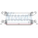 Intercooler, enfriador de aire de carga 961468 Nissens, Miniatura 2
