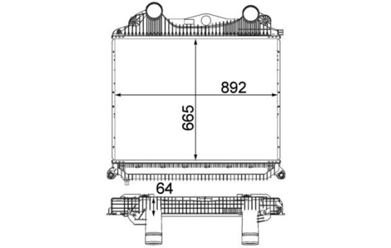 Intercooler, enfriador de aire de carga