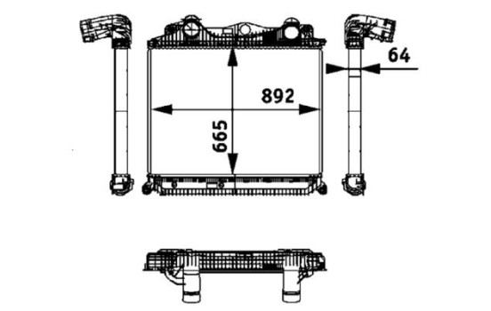 Intercooler, enfriador de aire de carga, Imagen 2