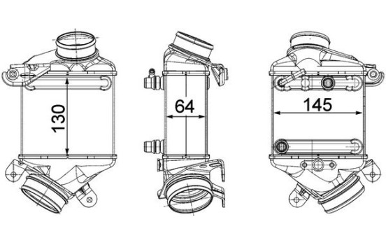 Intercooler, enfriador de aire de carga, Imagen 2