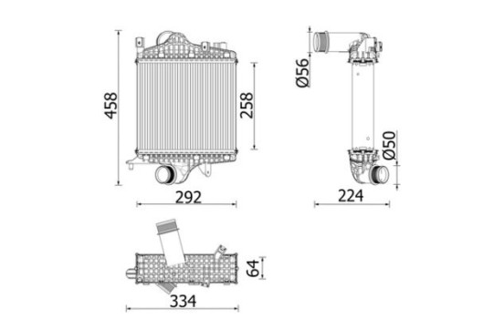 Intercooler, enfriador de aire de carga