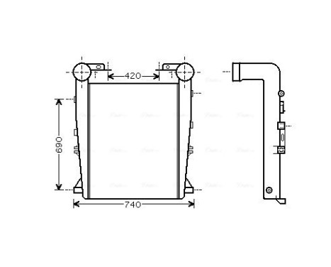Intercooler, enfriador de aire de carga