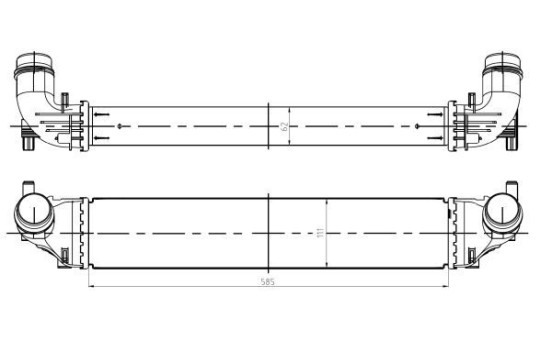 Intercooler, enfriador de aire de carga, Imagen 3
