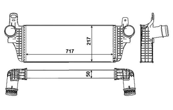 Intercooler, enfriador de aire de carga