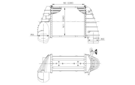 Intercooler, enfriador de aire de carga, Imagen 2