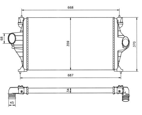 Intercooler, enfriador de aire de carga